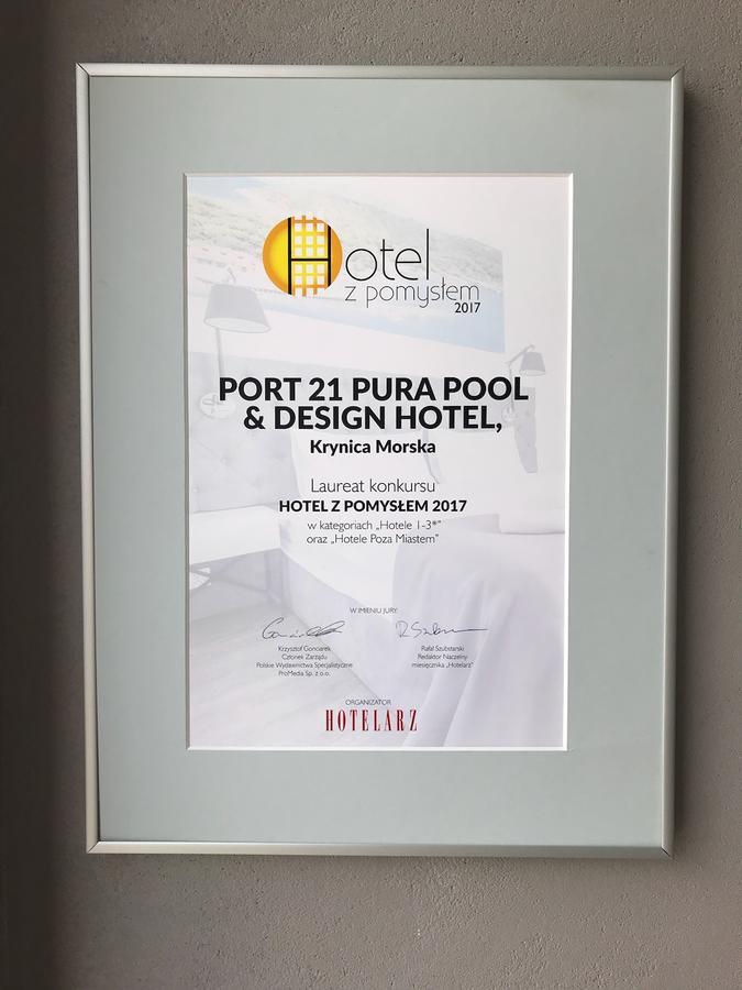 Port 21 Pura Pool & Design Hotel - Adults Only Krynica Morska Eksteriør bilde